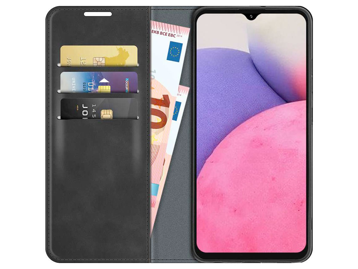 Just in Case Slim BookCase Zwart - Samsung Galaxy A33 5G hoesje