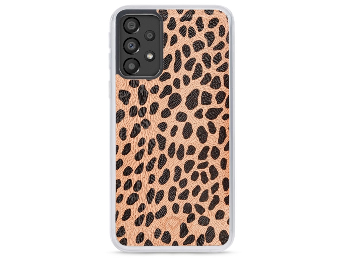 Mobilize 2in1 Zipper Case Green Leopard - Samsung Galaxy A33 hoesje