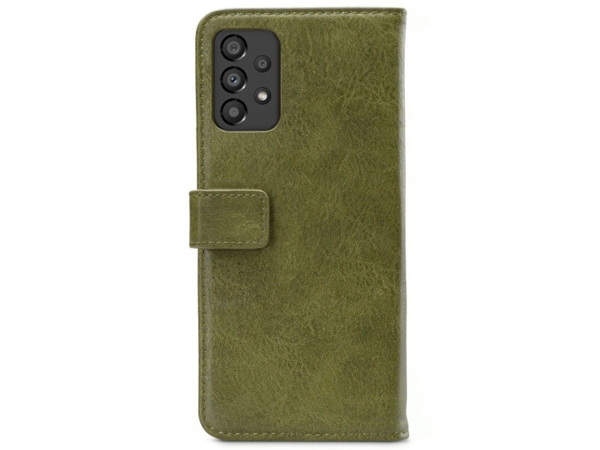 Mobilize Elite Walletbook Groen - Samsung Galaxy A33 hoesje