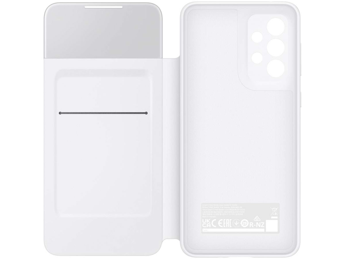 Samsung Galaxy A33 S-View Wallet Hoesje Wit (EF-EA336PW)