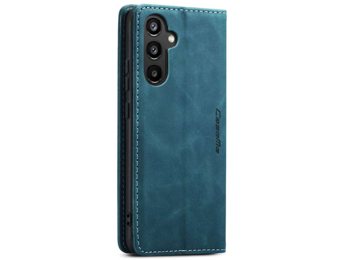 CaseMania Vintage Slim Bookcase Groen - Samsung Galaxy A34 hoesje