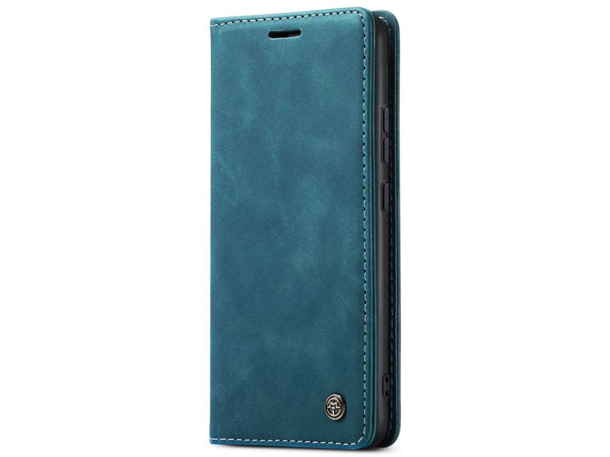 CaseMania Vintage Slim Bookcase Groen - Samsung Galaxy A34 hoesje