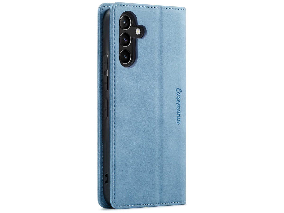 CaseMania Vintage Slim Bookcase Lichtblauw - Samsung Galaxy A34 hoesje