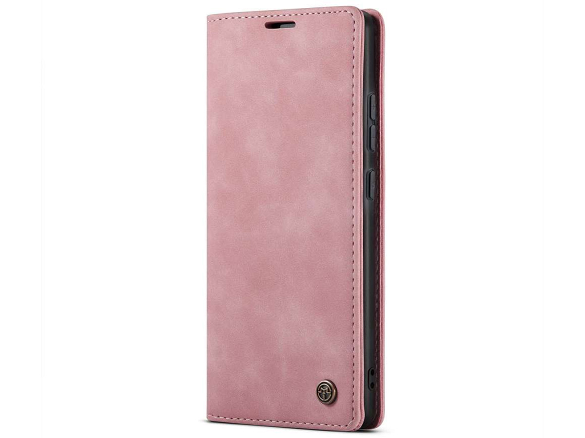 CaseMania Vintage Slim Bookcase Roze - Samsung Galaxy A34 hoesje