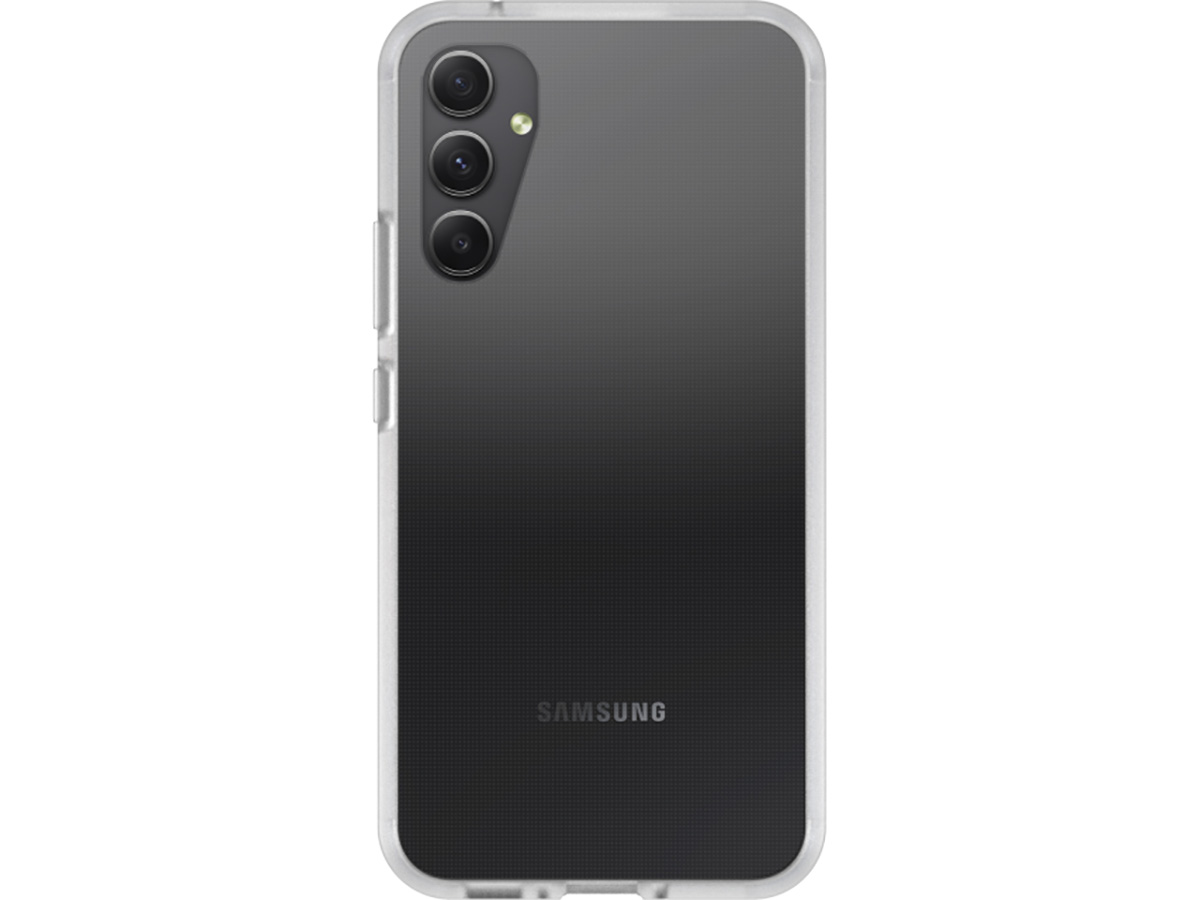 Otterbox React Rugged Case Clear - Samsung Galaxy A34 hoesje