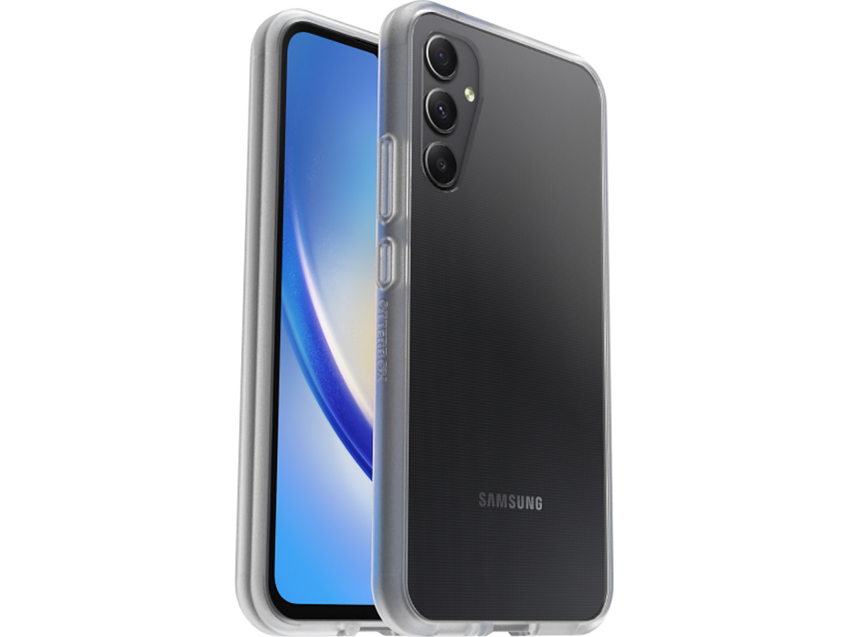 Otterbox React Rugged Case Clear - Samsung Galaxy A34 hoesje