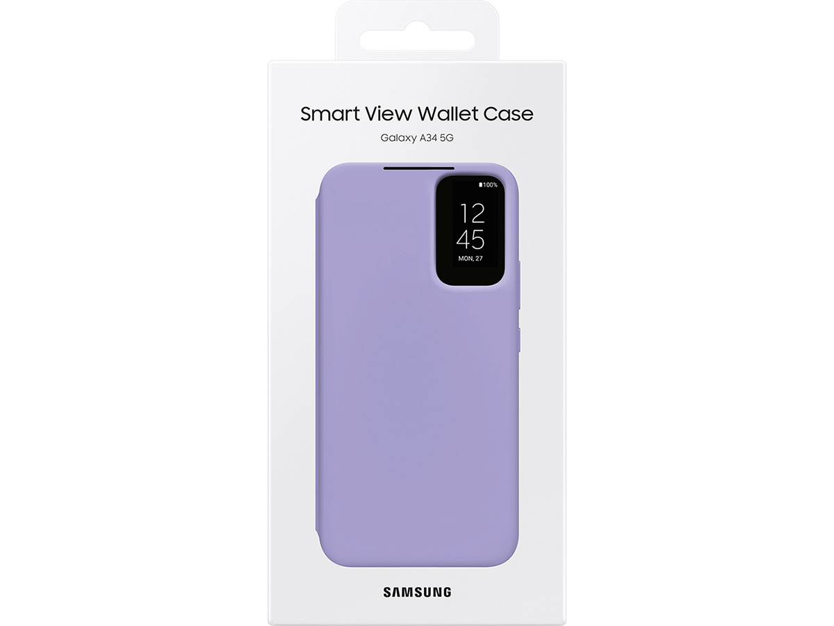 Samsung Galaxy A34 Smart View Wallet Case Blueberry (EF-ZA346CV)