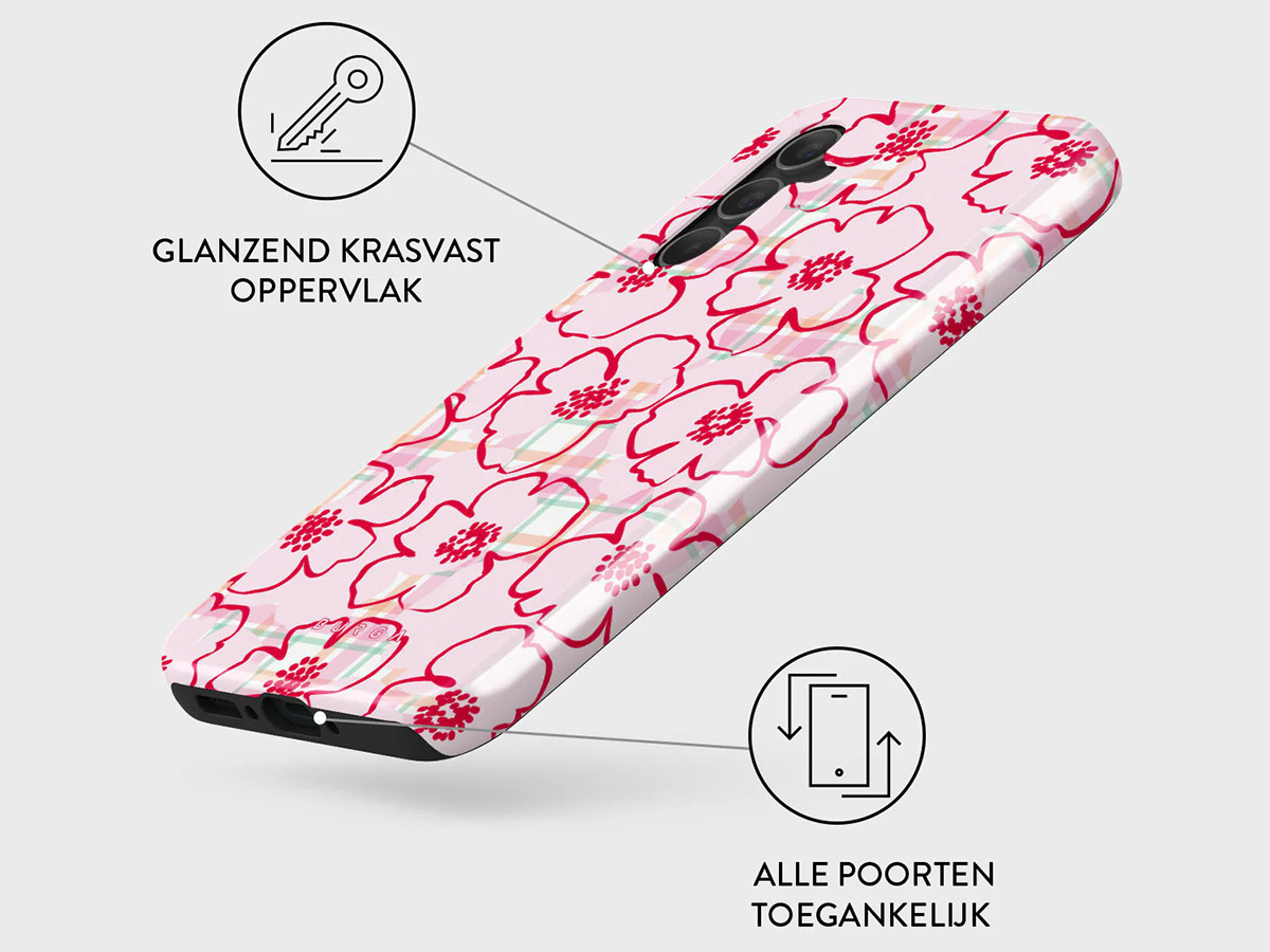 Burga Tough Case Flower Girl - Samsung Galaxy A35 Hoesje