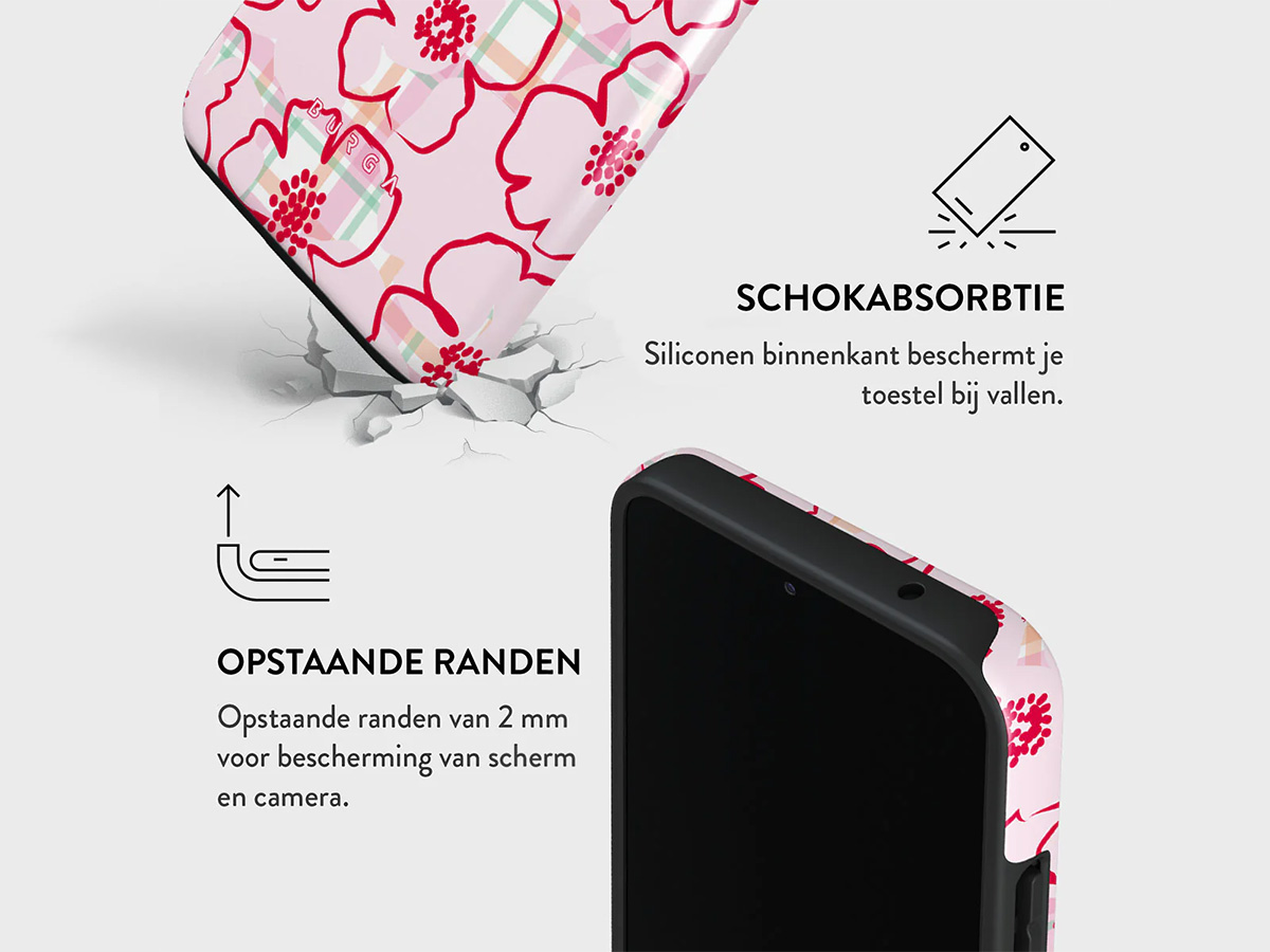 Burga Tough Case Flower Girl - Samsung Galaxy A35 Hoesje