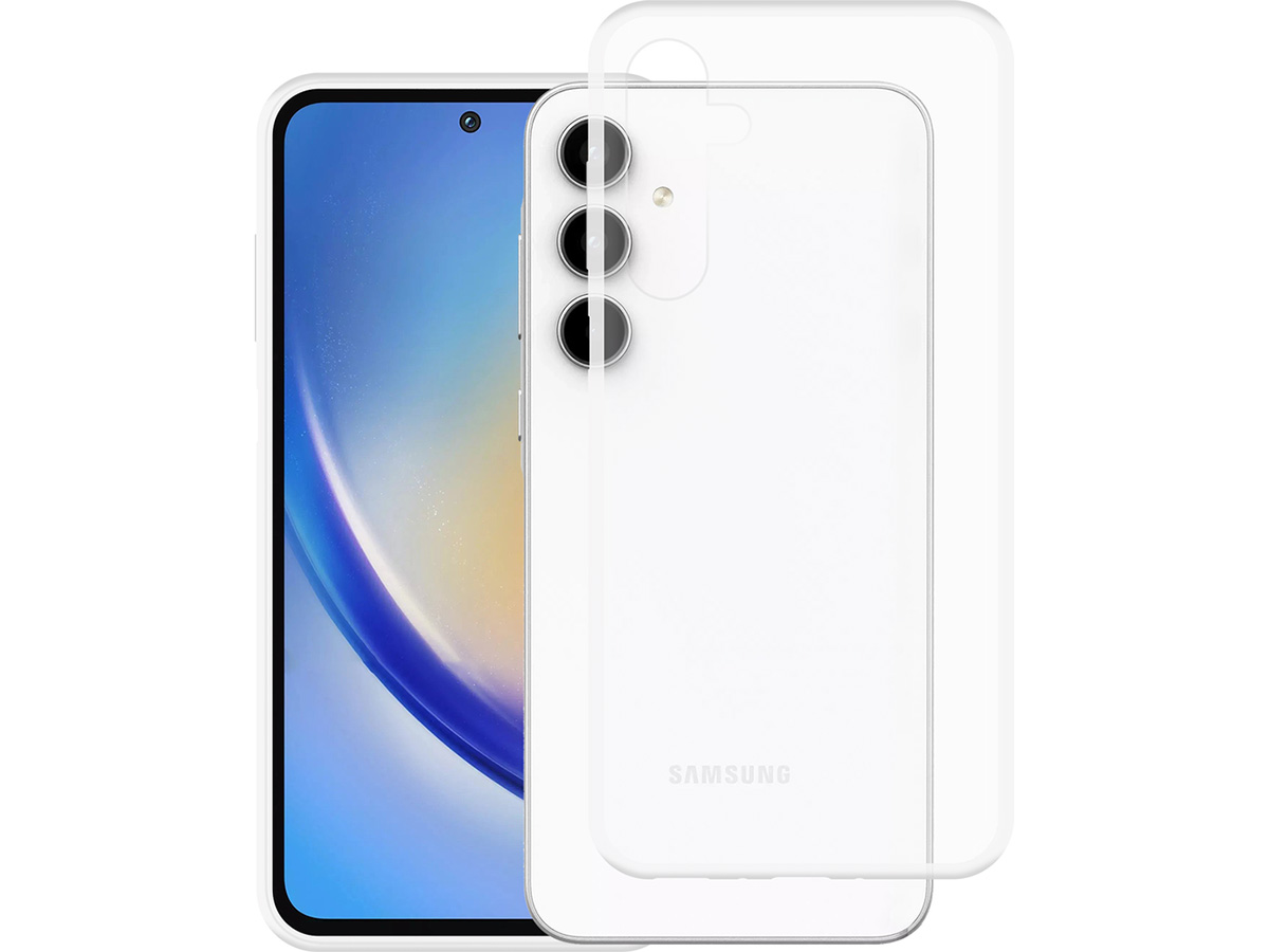 Just in Case TPU Case Doorzichtig - Samsung Galaxy A35 hoesje