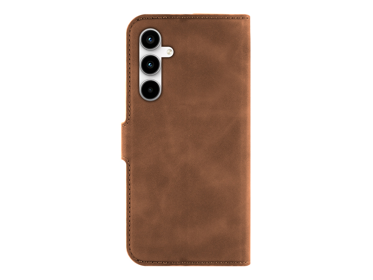 Just in Case Premium Wallet Folio Bruin - Samsung Galaxy A35 hoesje