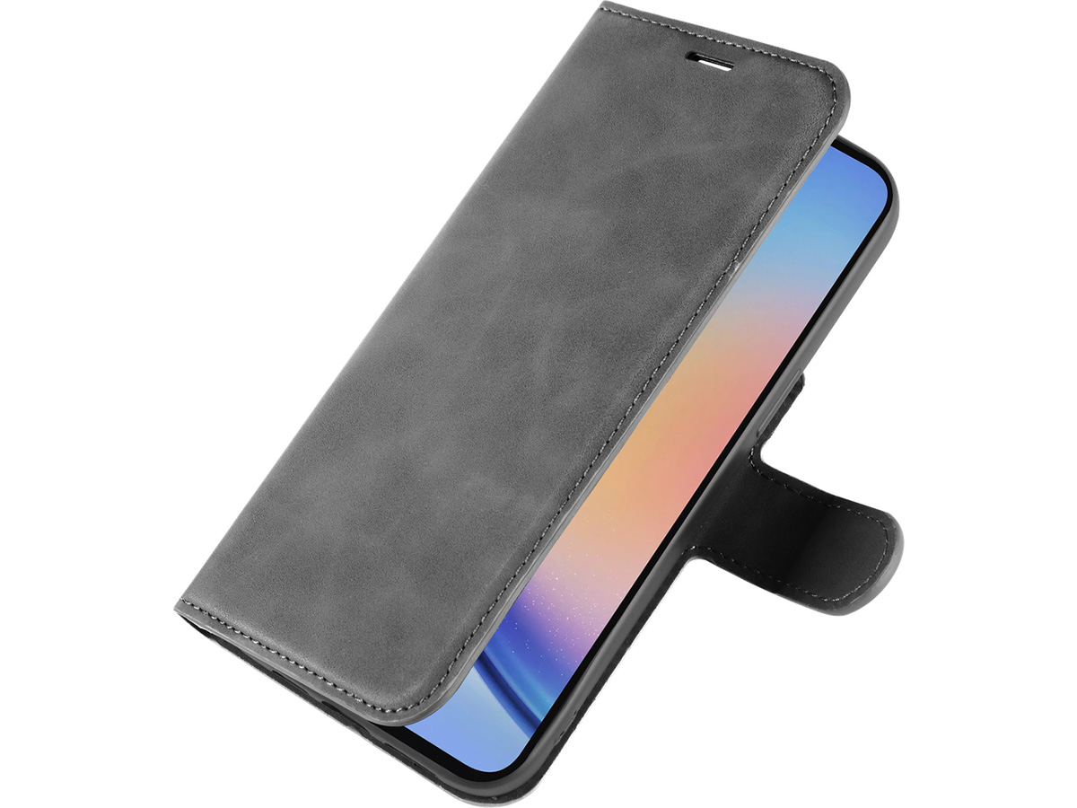 Just in Case Premium Wallet Folio Grijs - Samsung Galaxy A35 hoesje