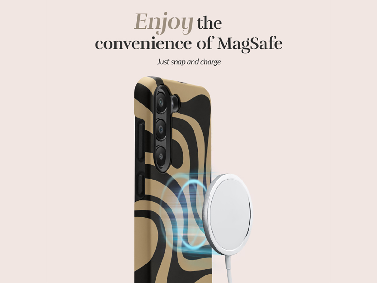 MIO Swirl Magsafe Case - Samsung Galaxy A35 Hoesje