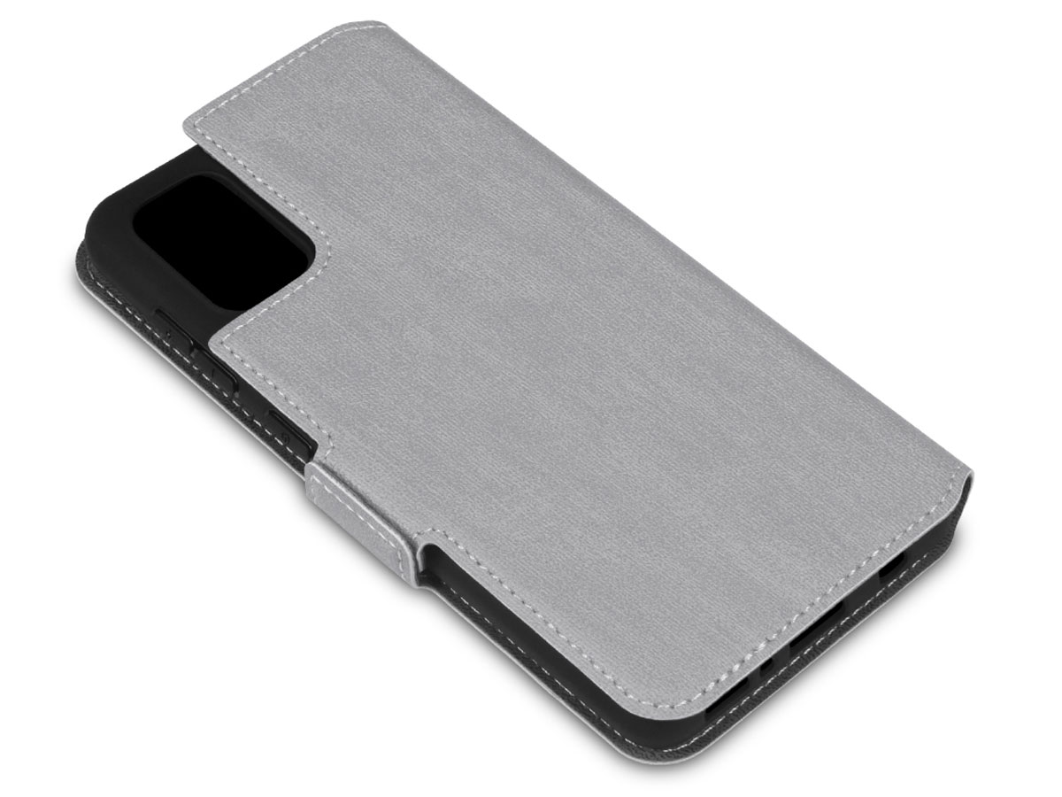 CaseBoutique Slim Bookcase Grijs - Samsung Galaxy A41 hoesje