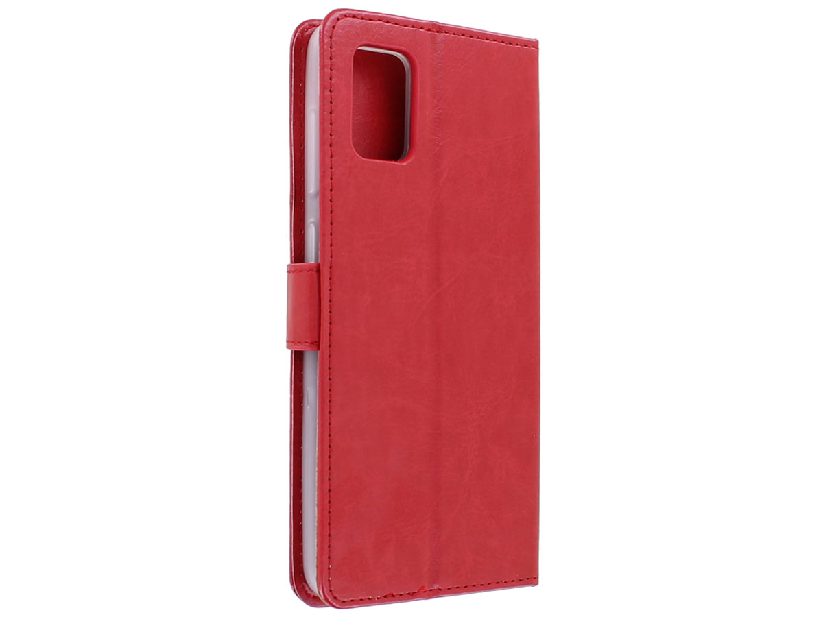Bookcase Mapje Rood - Samsung Galaxy A41 hoesje