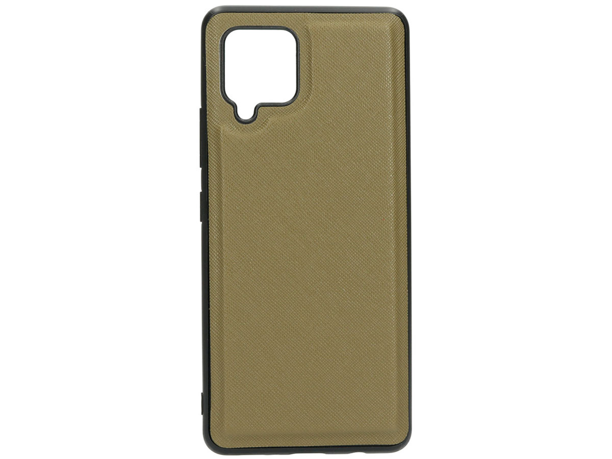 Casetastic Saffiano 2in1 Clutch Case Groen - Samsung Galaxy A42 hoesje