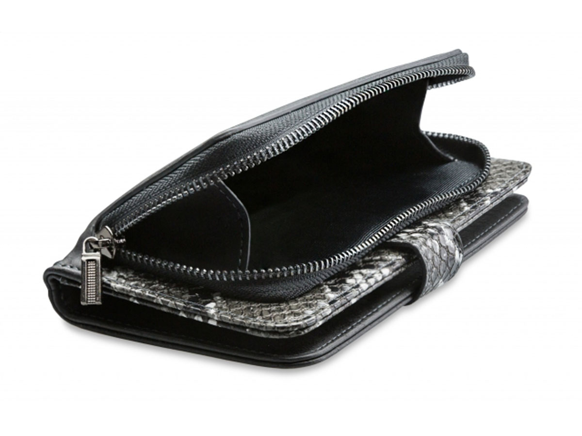 Mobilize 2in1 Magnet Zipper Case Black Snake - Samsung Galaxy S22 hoesje