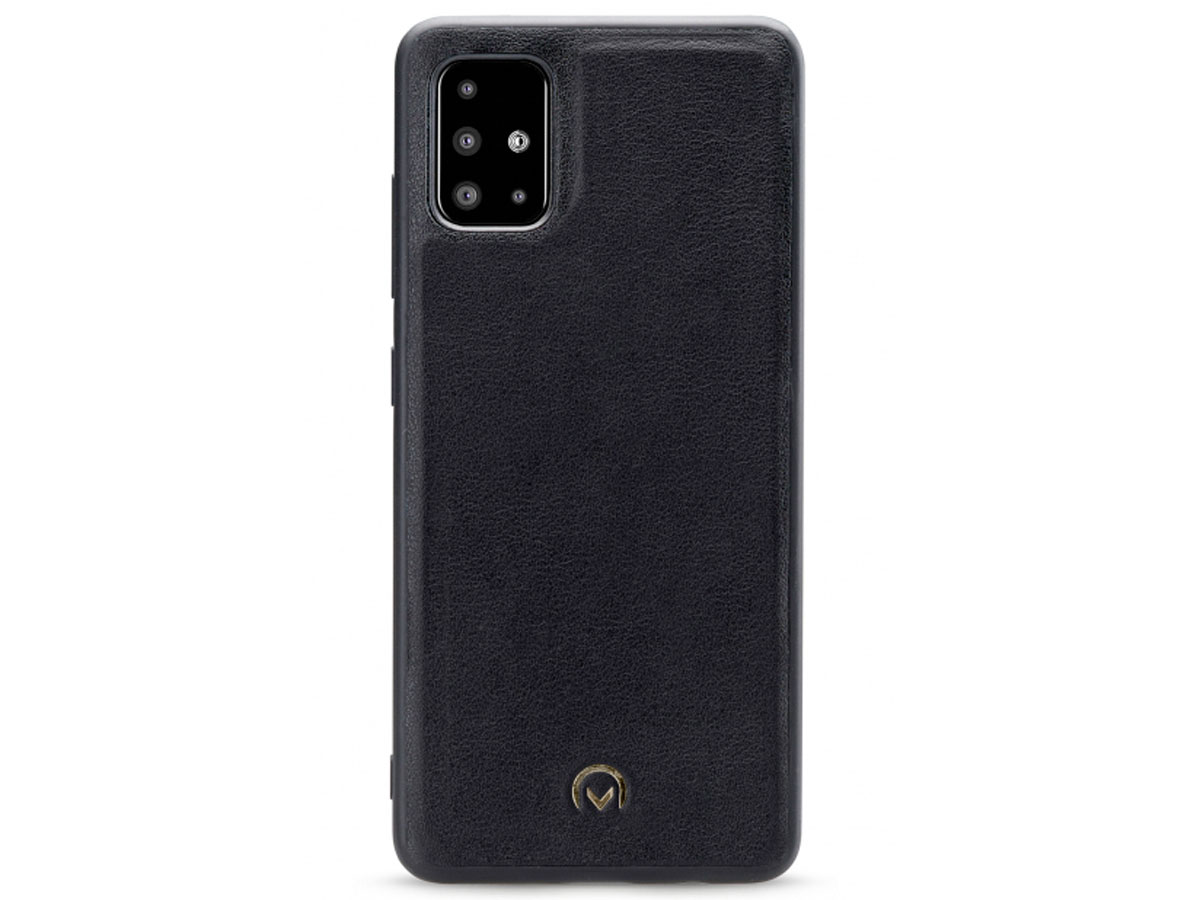 Mobilize Elegant Magnet Clutch Black Velvet - Samsung Galaxy A51 Hoesje