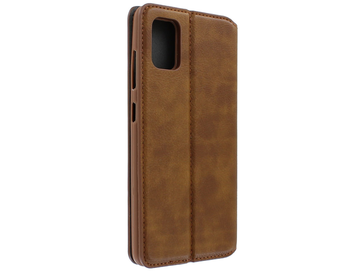 Magic Magnet Book Case Bruin - Samsung Galaxy A51 hoesje