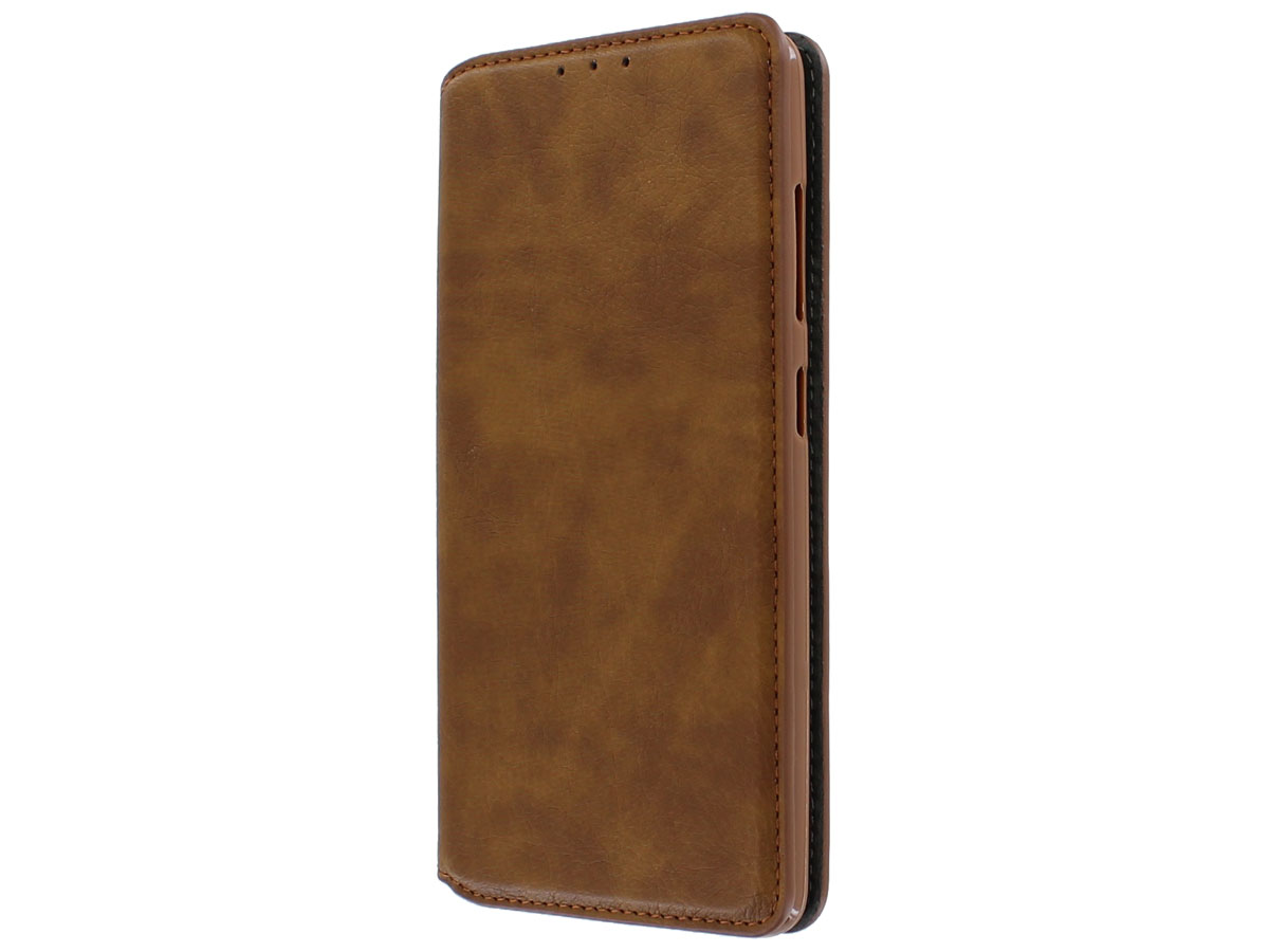 Magic Magnet Book Case Bruin - Samsung Galaxy A51 hoesje