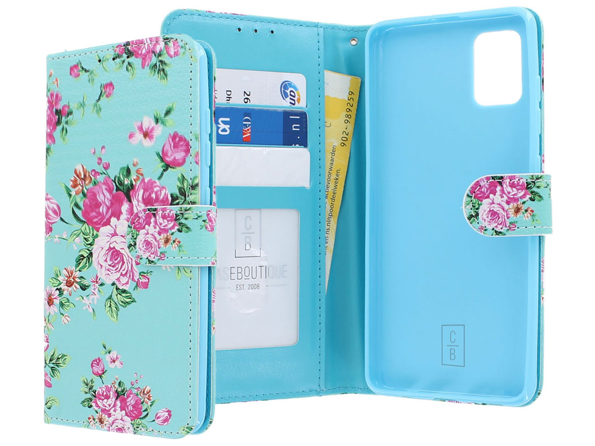 Book Case Mapje Floral Bloemen - Samsung Galaxy A51 hoesje