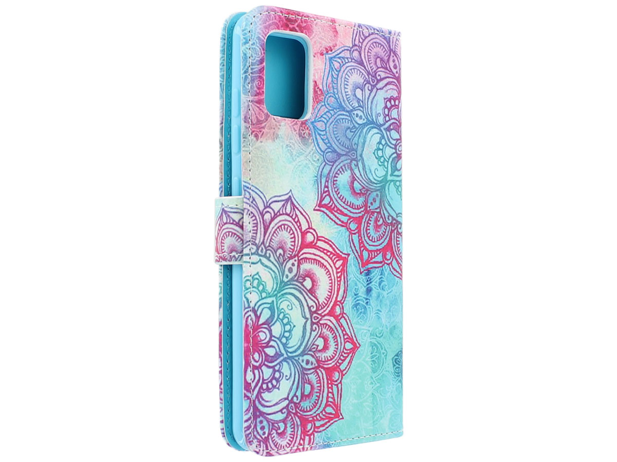 Book Case Mapje Mandala - Samsung Galaxy A51 hoesje