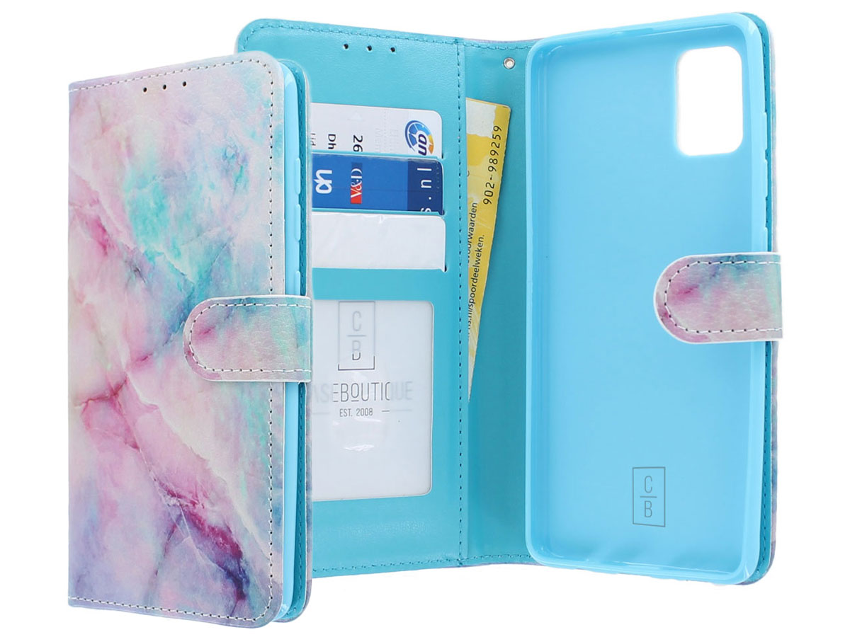 Book Case Mapje Marmer Marble - Samsung Galaxy A51 hoesje