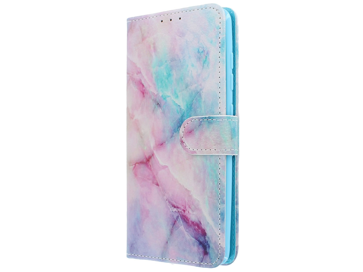 Book Case Mapje Marmer Marble - Samsung Galaxy A51 hoesje