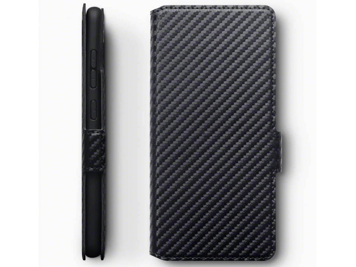 CaseBoutique Slim Bookcase Carbon - Samsung Galaxy A51 hoesje