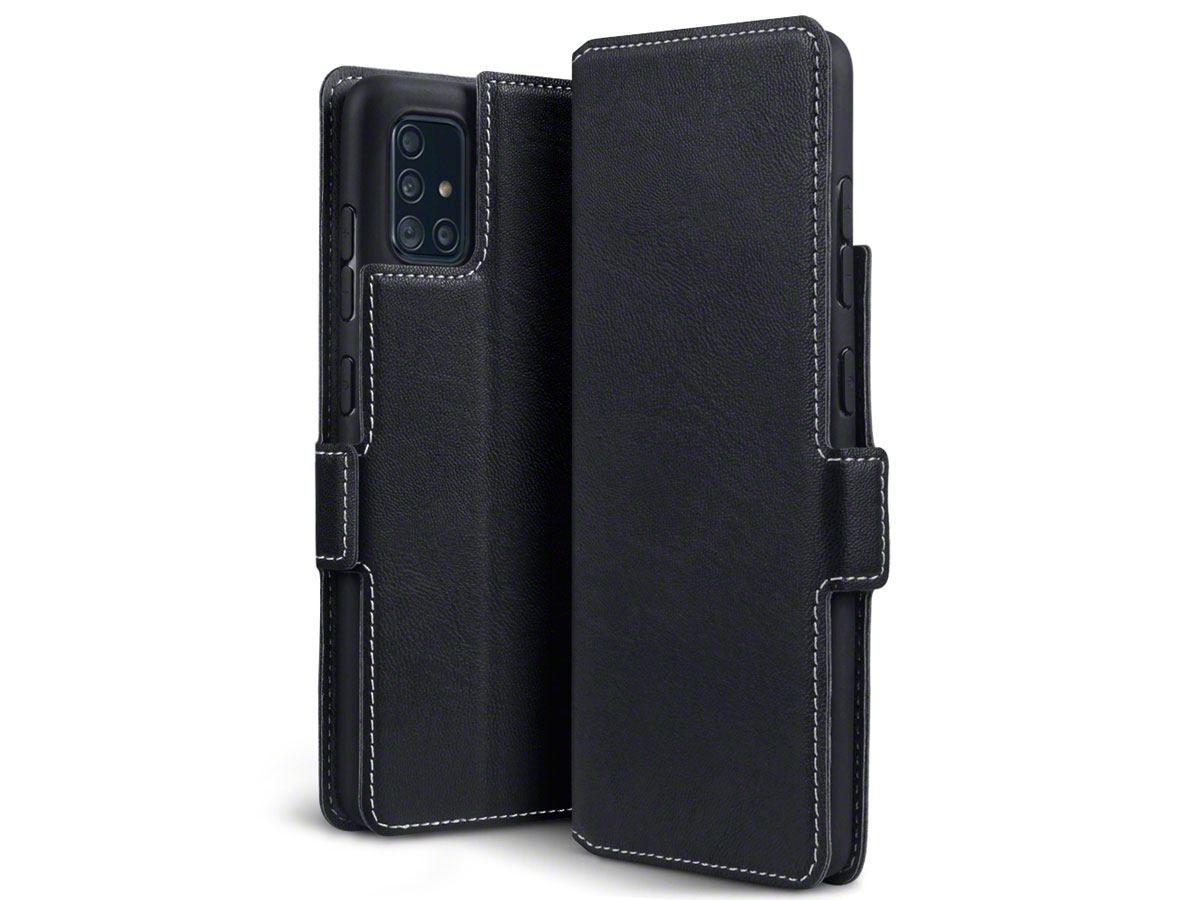 CaseBoutique Slim Bookcase Zwart - Samsung Galaxy A51 hoesje