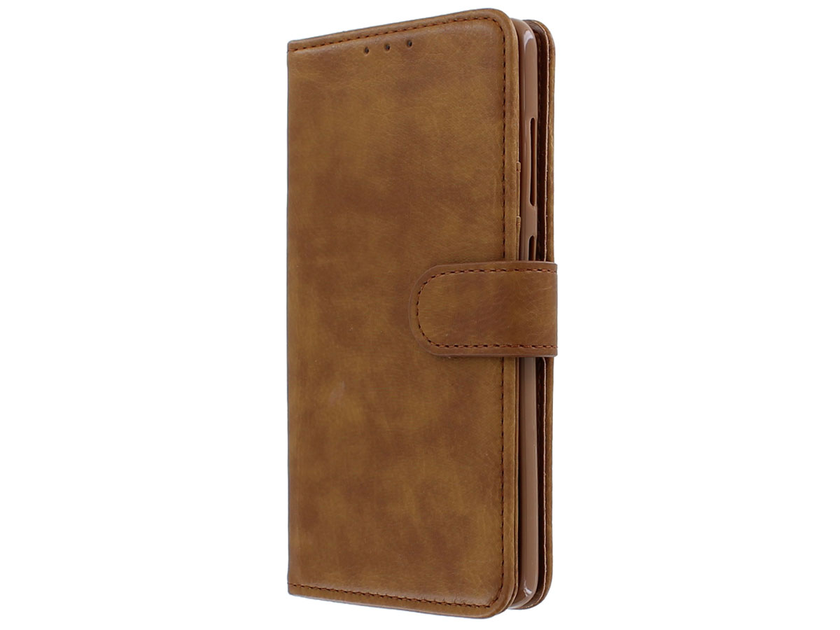 Book Case Deluxe Bruin - Samsung Galaxy A51 hoesje