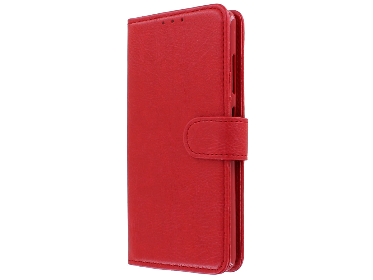 Book Case Deluxe Rood - Samsung Galaxy A51 hoesje