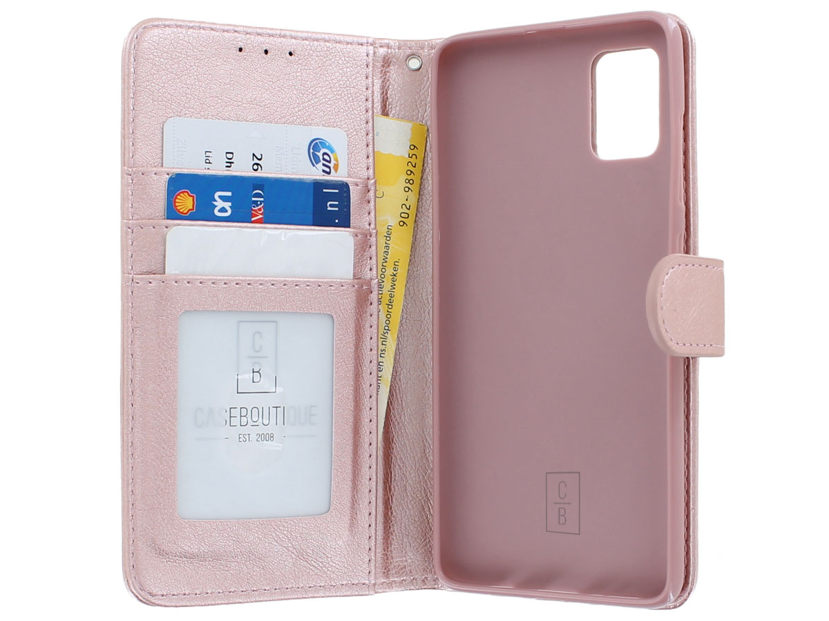 Book Case Deluxe Rosé - Samsung Galaxy A51 hoesje