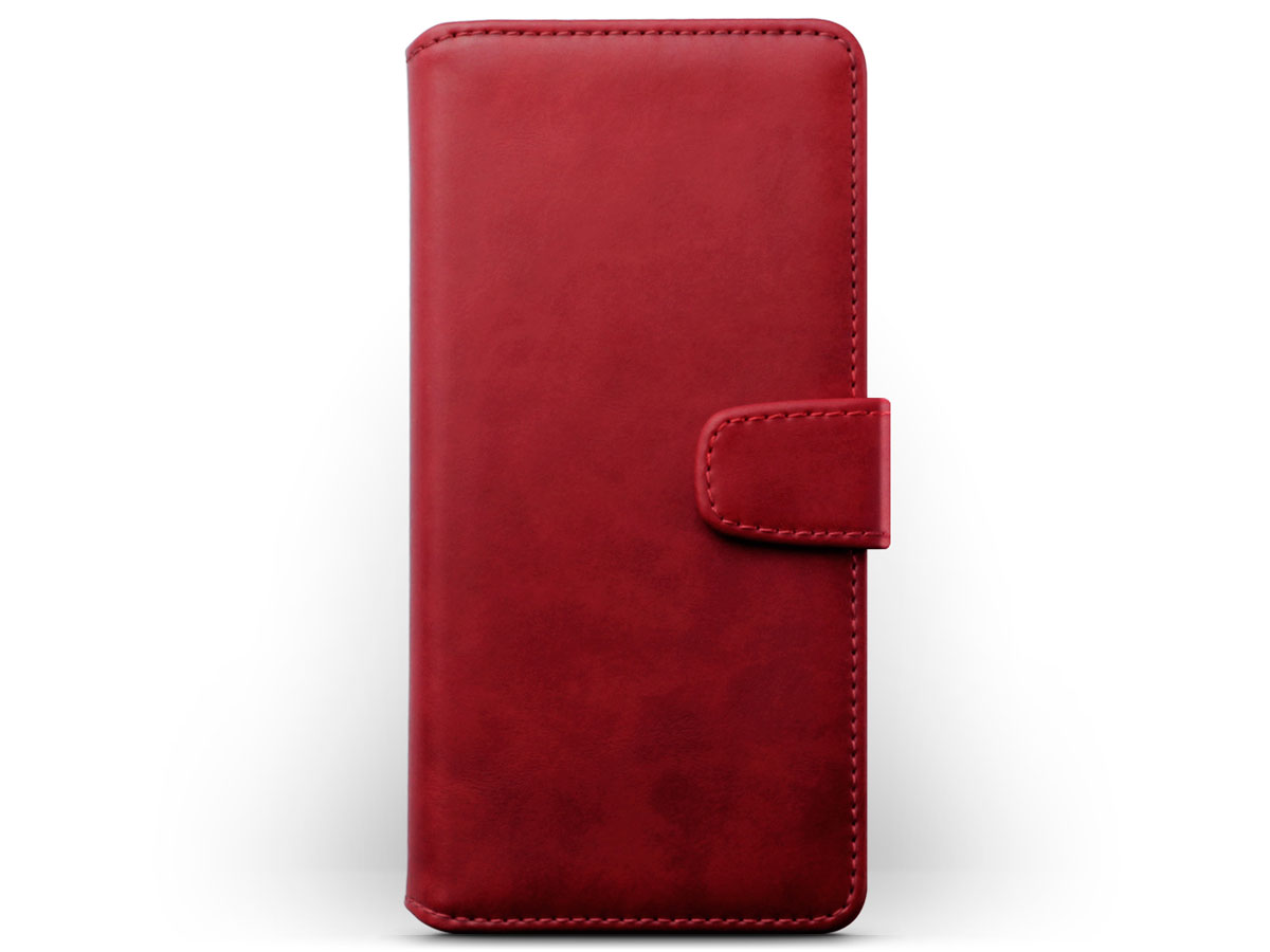 CaseBoutique Wallet Case Rood Leer - Samsung Galaxy A51 hoesje