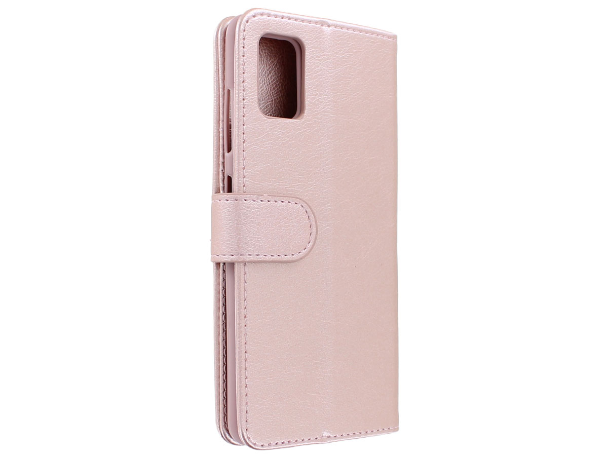 Book Case met Ritsvakje Rosé - Samsung Galaxy A51 hoesje