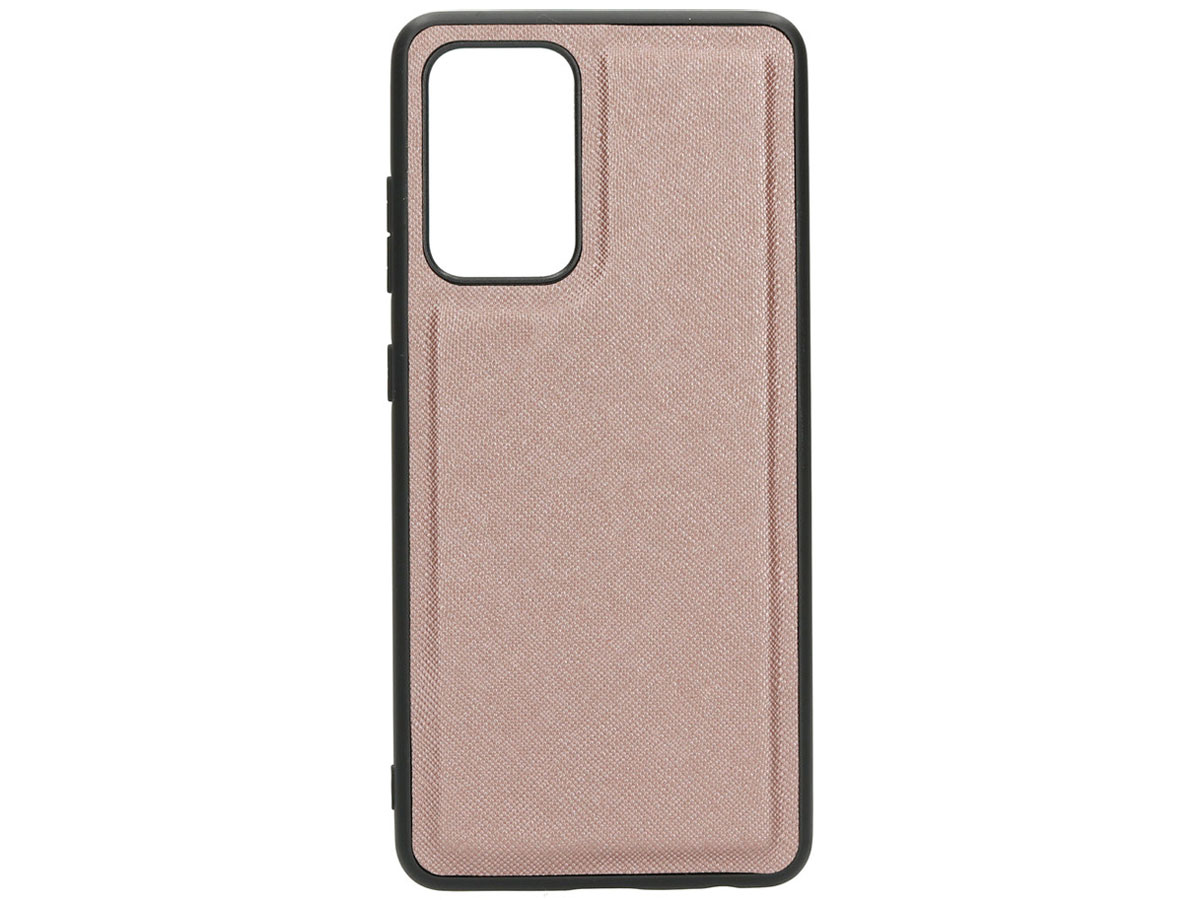 Casetastic Saffiano 2in1 Clutch Case Rosé - Samsung Galaxy A52/A52s hoesje