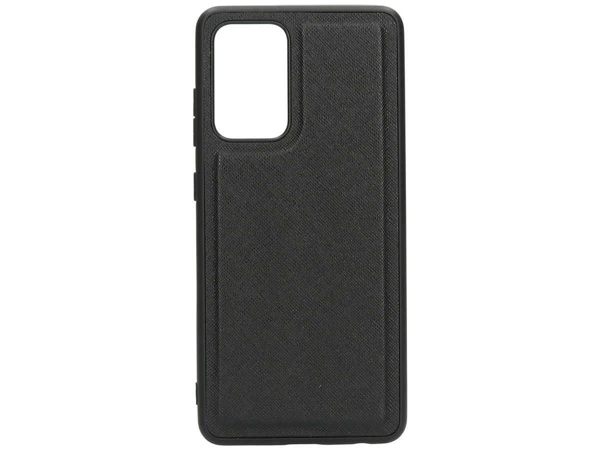 Casetastic Saffiano 2in1 Clutch Case Zwart - Samsung Galaxy A52/A52s hoesje