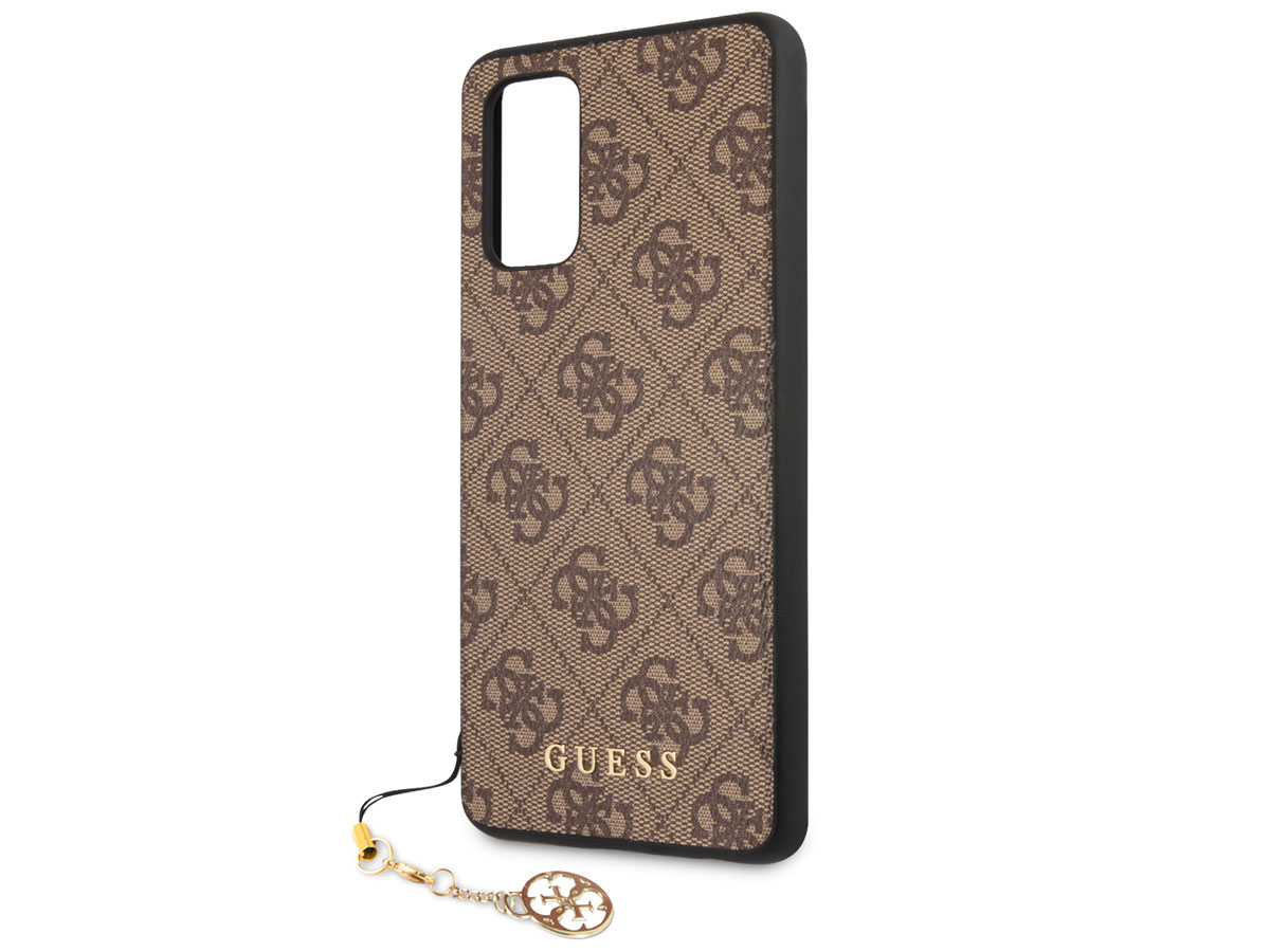 Guess Monogram Charm Case Bruin - Samsung Galaxy A52/A52s hoesje