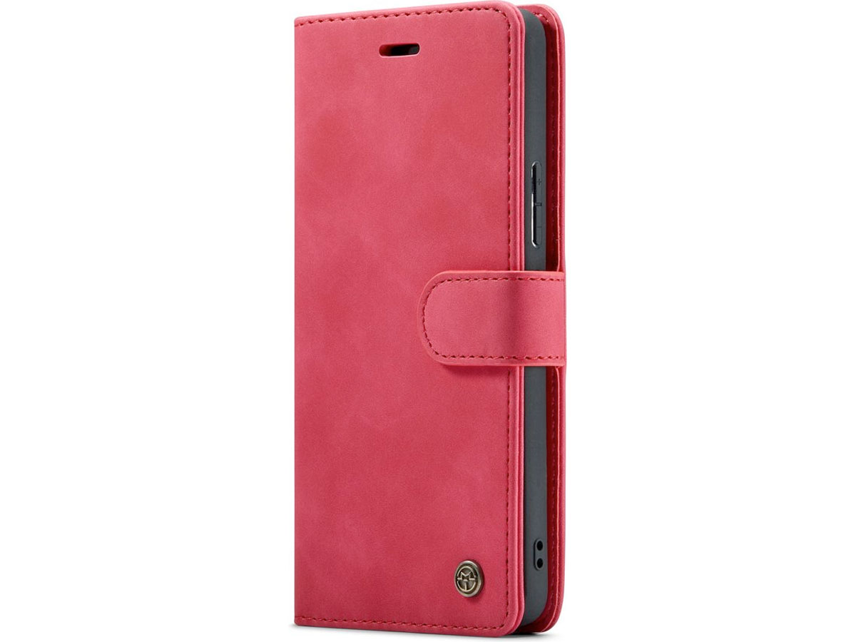 CaseMe 2in1 Magnetic Bookcase Fuchsia - Samsung Galaxy A53 Hoesje