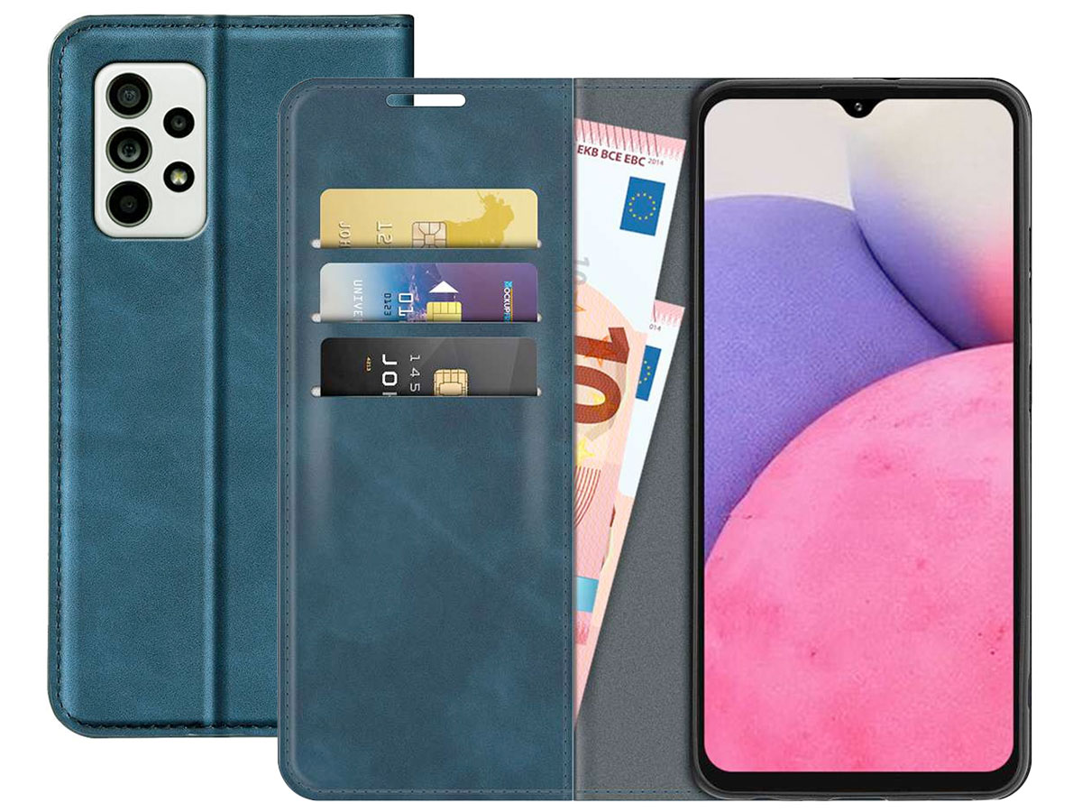 Just in Case Slim BookCase Blauw - Samsung Galaxy A53 hoesje