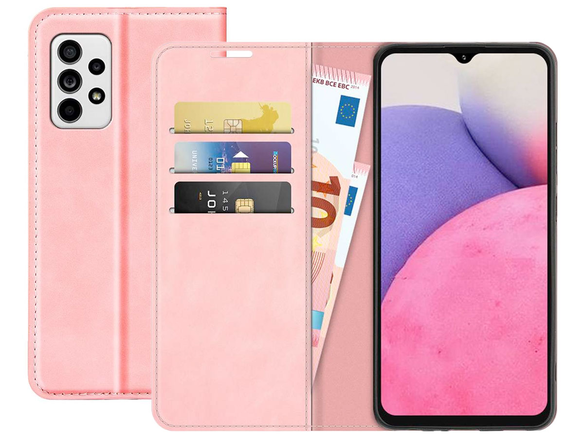 Just in Case Slim BookCase Roze - Samsung Galaxy A53 hoesje