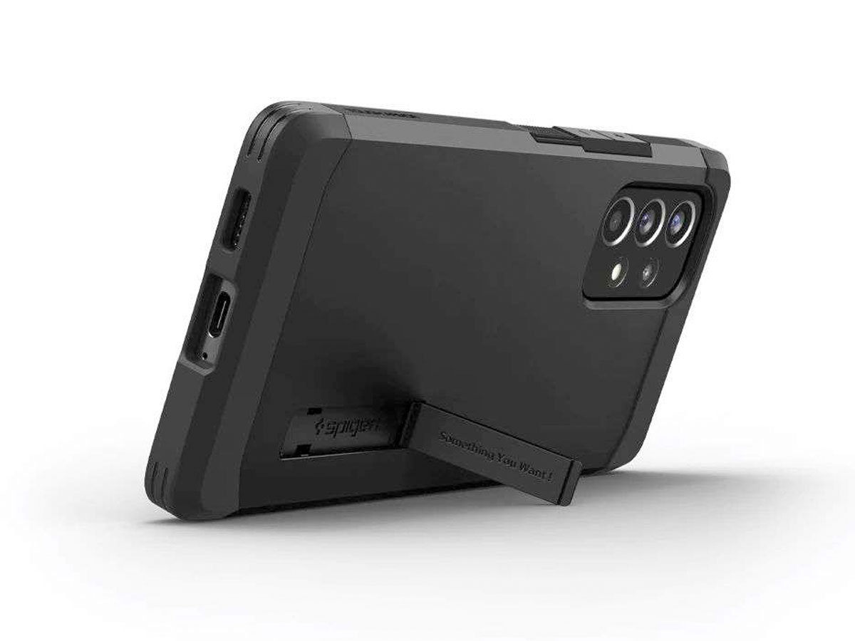 Spigen Tough Armor Case Zwart Samsung Galaxy A53 Hoesje
