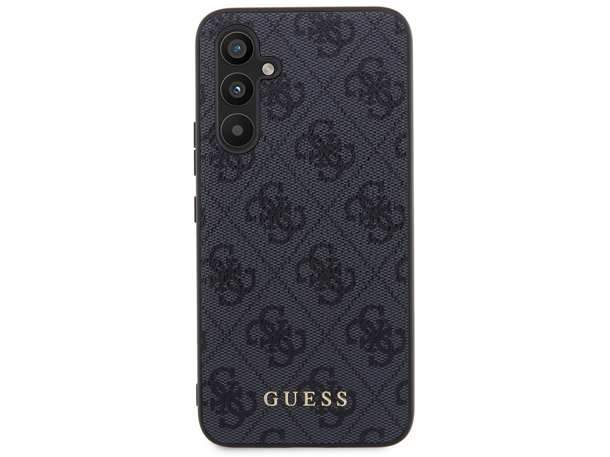 Guess 4G Monogram Case Grijs - Samsung Galaxy A54 hoesje