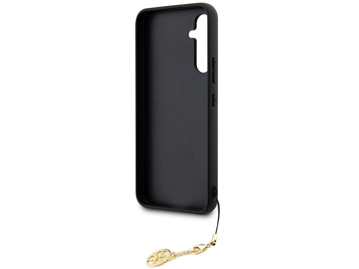 Guess Monogram Charm Case Bruin - Samsung Galaxy A54 hoesje