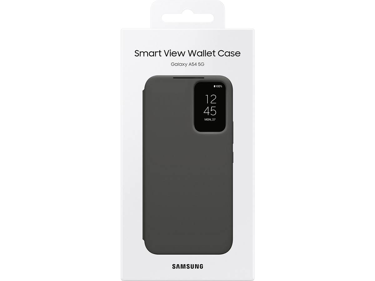 Samsung Galaxy A54 Smart View Wallet Case Zwart (EF-ZA546CB)