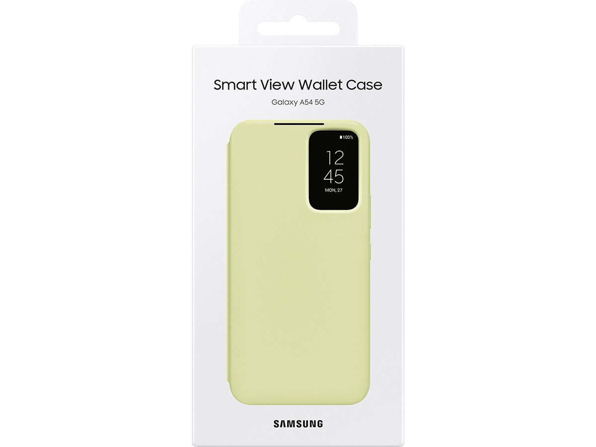 Samsung Galaxy A54 Smart View Wallet Case Lime (EF-ZA546CG)