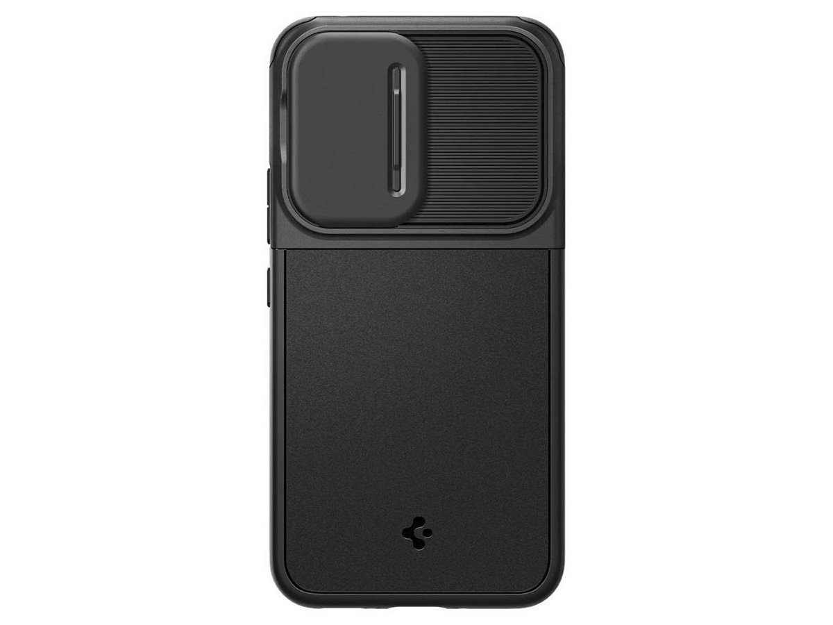 Spigen Optik Armor Case Zwart - Samsung Galaxy A54 Hoesje