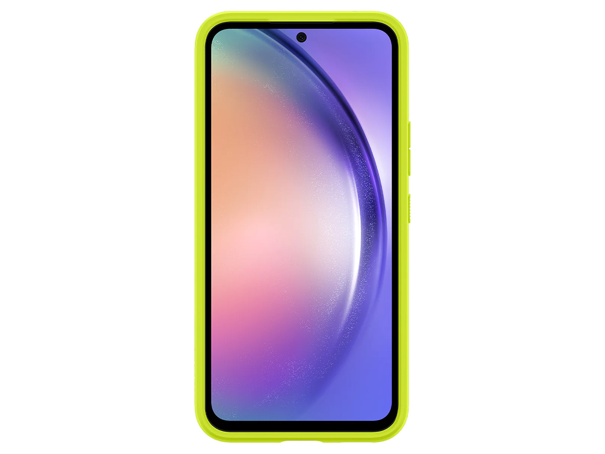 Spigen Ultra Hybrid Case Lime - Samsung Galaxy A54 hoesje