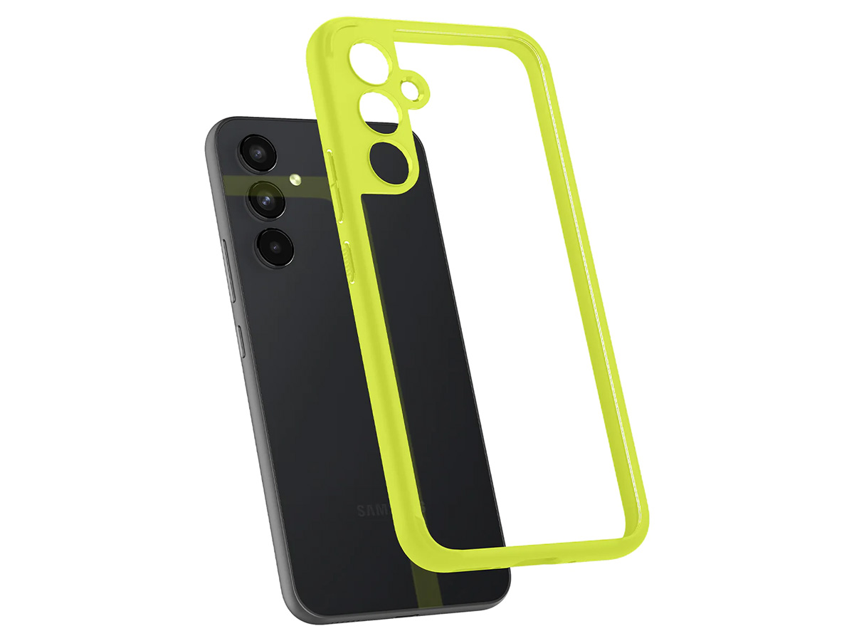 Spigen Ultra Hybrid Case Lime - Samsung Galaxy A54 hoesje