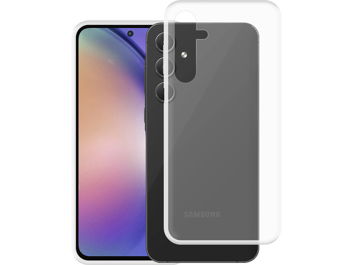 Just in Case TPU Case Doorzichtig - Samsung Galaxy A55 hoesje